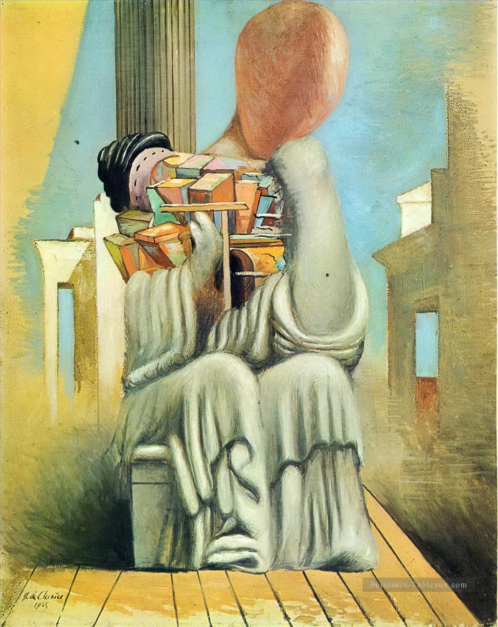 les jeux terribles 1925 Giorgio de Chirico surréalisme Peintures à l'huile